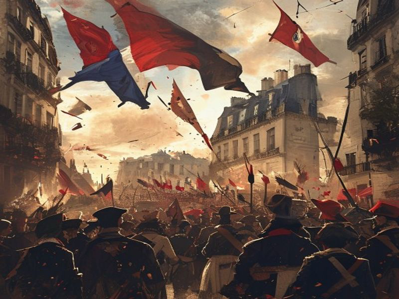 French Revolution Begins historical illustration