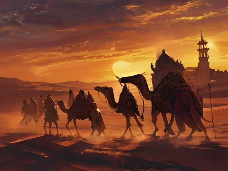 The Hijra historical illustration