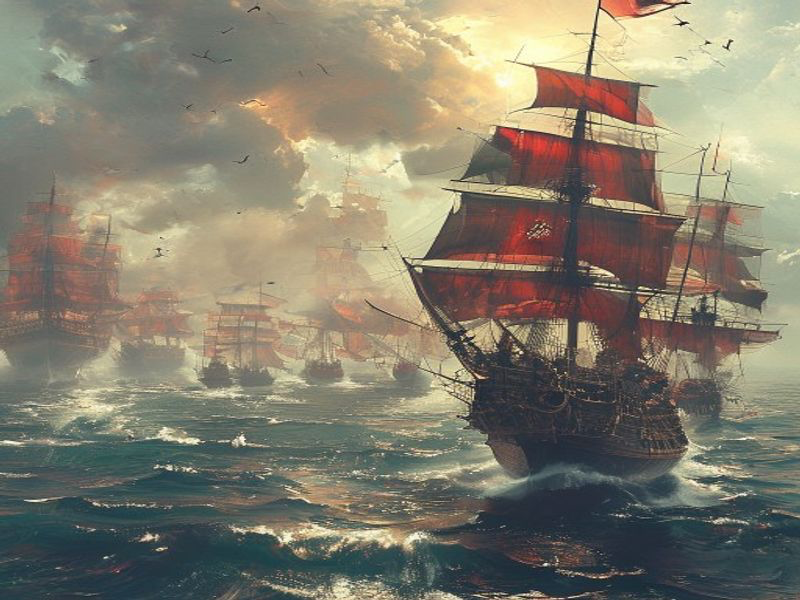 Zheng He's First Voyage historical illustration